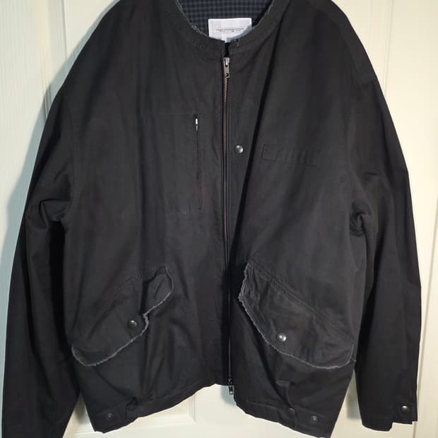 [4] 해칭룸 플라이트 자켓 - 블랙