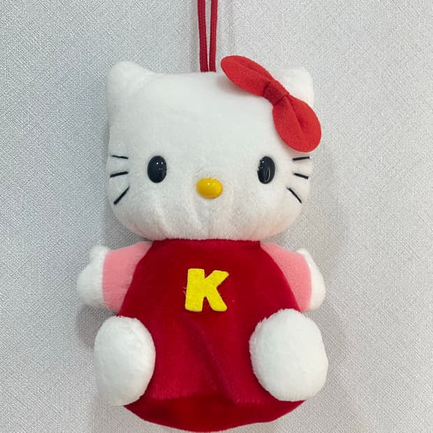 키티 인형파우치