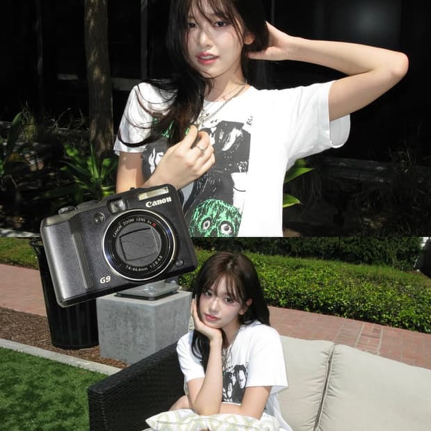 안유진 💗 canon powershot g9 민트급 (sd카드 포함!)