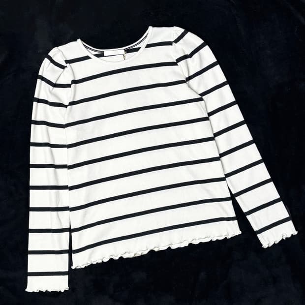 일본빈티지 CHICO 스트라이프 롱슬리브