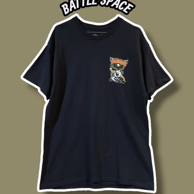 L/ BATTLESPACE 빈티지 프린팅 티셔츠 /0715