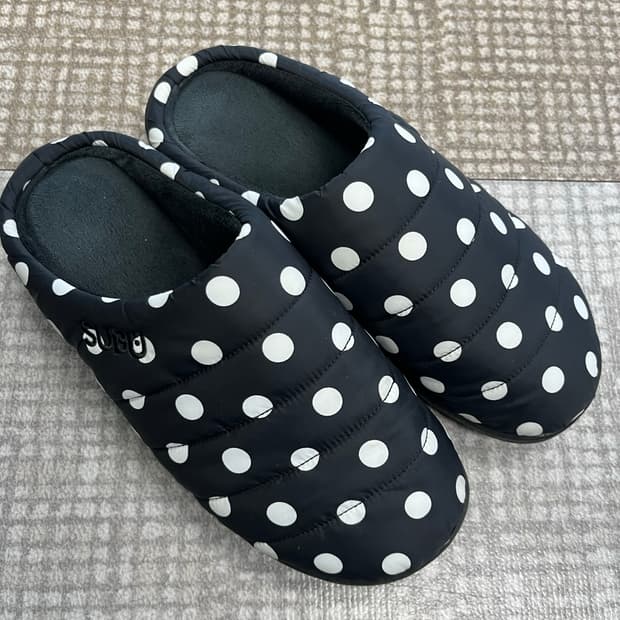 [2]SUBU 땡땡이 슬리퍼 블랙