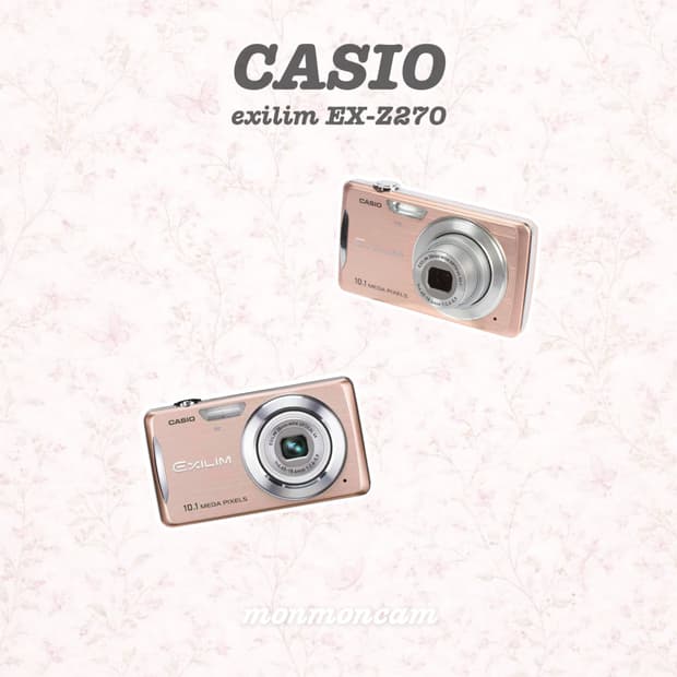 레어🩷 카시오 엑슬림 ex-z270 로즈골드 핑크 디카 Casio