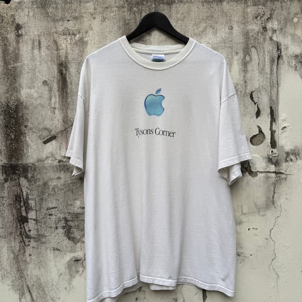 빈티지 90s Apple 애플 프로모 티셔츠