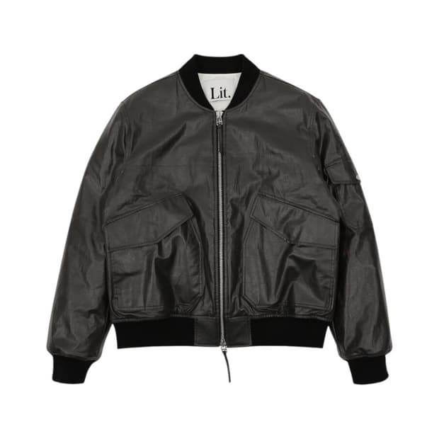 LIT / COATED FLIGHT BOMBER JACKET