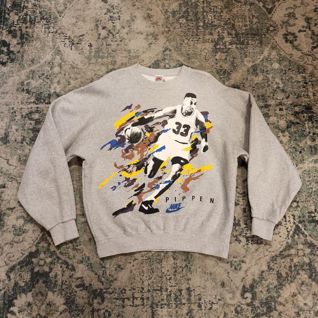 80s 오리지날 나이키 스카티 피펜 스웻셔츠