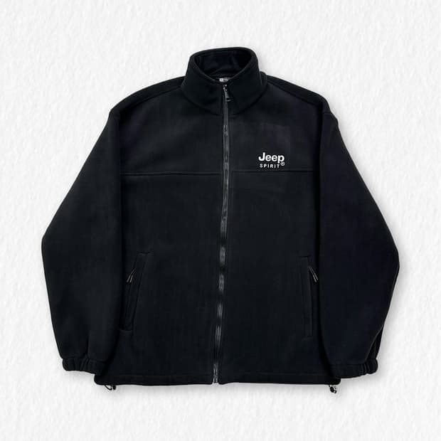 JEEP 플리스 자켓 블랙