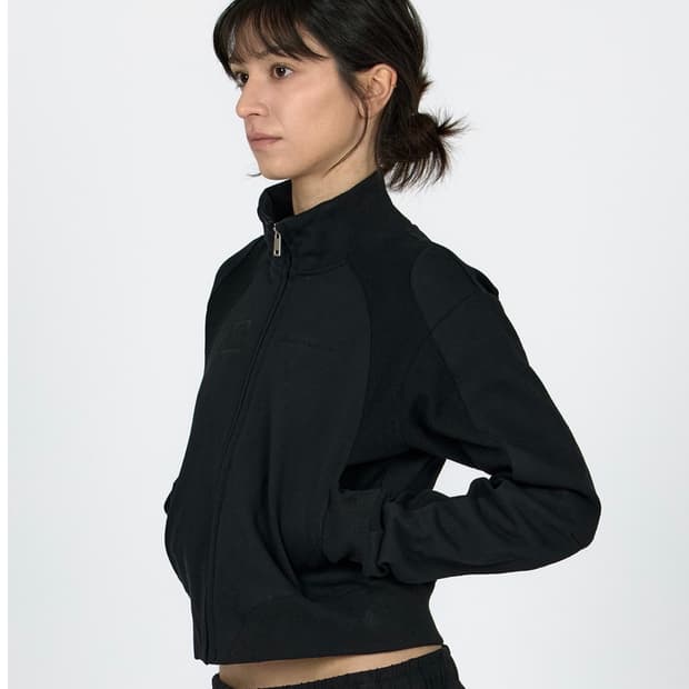 MPa CONTRAST ZIPPED JACKET WOMEN (BLACK)