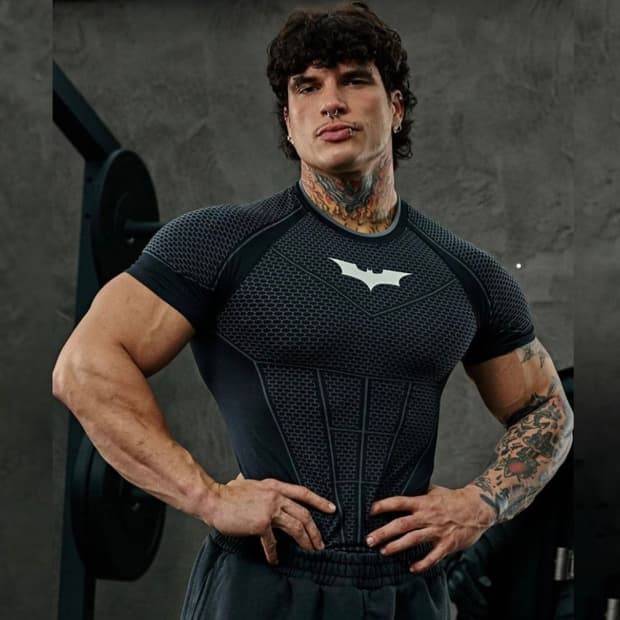 youngla 영엘에이 배트맨 컴프레션 블랙 새상품M