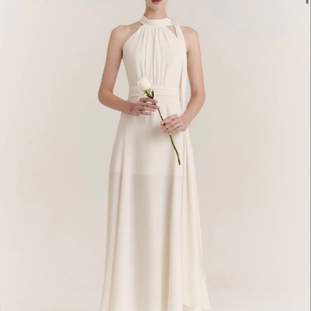 [그레이스유] 홀터넥 원피스