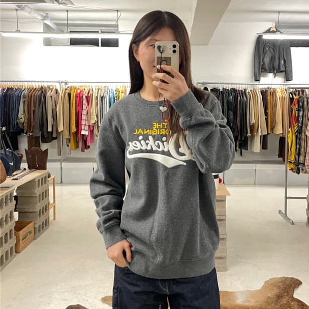 DICKIES sweat shirts 디키즈 뽀글자수 맨투맨 스웻셔츠