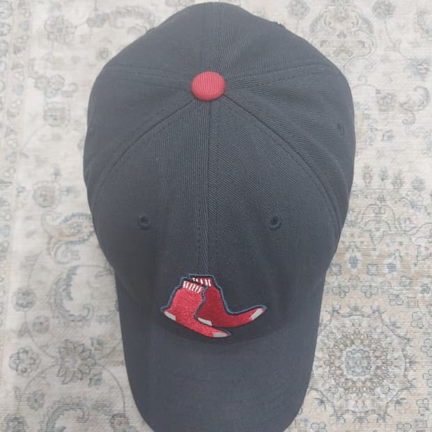 MLB 보스턴 레드삭스 양말 로고 네이비 볼캡 L-XXL