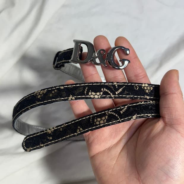 돌체앤가바나 D&G 레이스 벨트