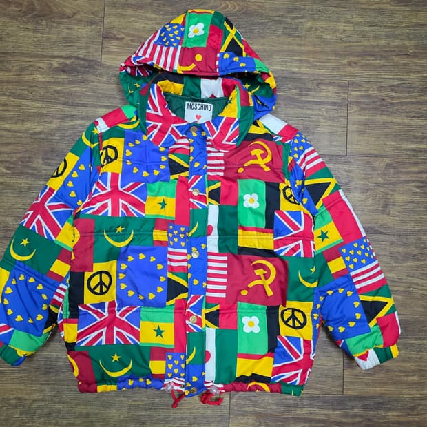 모스키노 쥬니어 푸퍼 폴리패딩