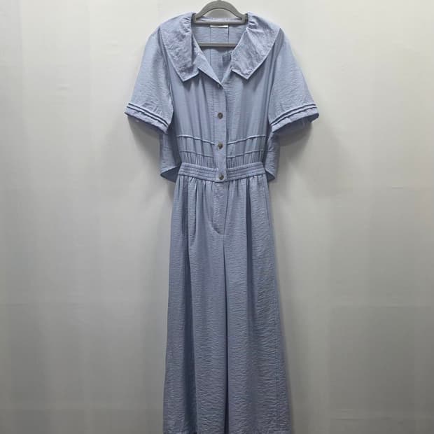 1372 오즈세컨 정품 와이드 점프수트 (LB-1 라이트블루) 24ss