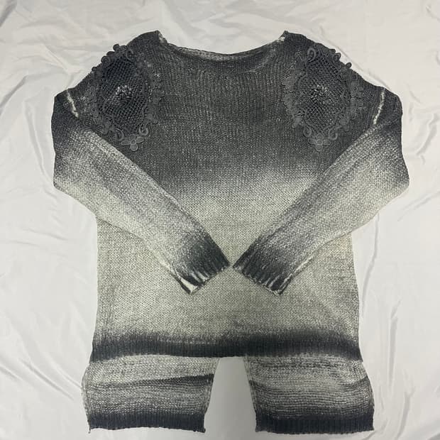 빈티지 그라데이션 니트