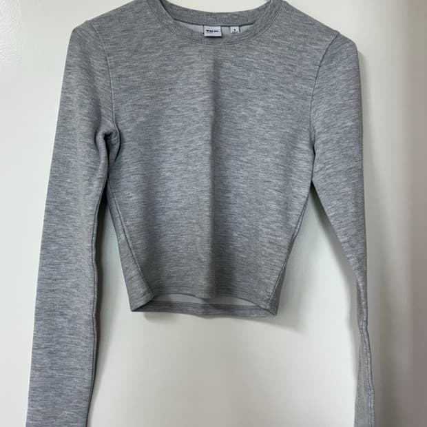 ARITZIA TNA 와플 크롭탑 S