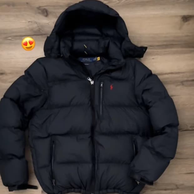 폴로 랄프로랜 패딩 사이즈 m