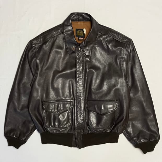 60-70s OG AVIREX A-2 플라이트 봄버 자켓