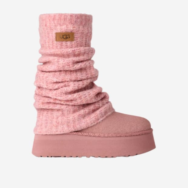 250 어그 클래식 미니 디퍼 레그워머 핑크 던