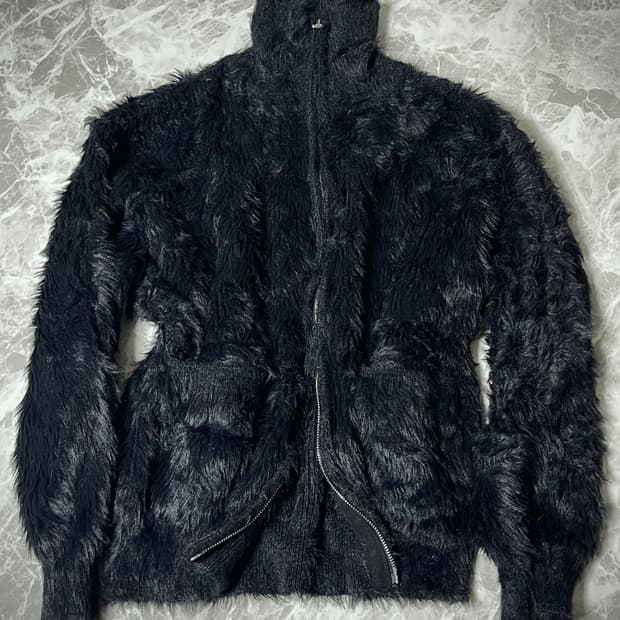 (Unknown)fur 2way zip up hoody