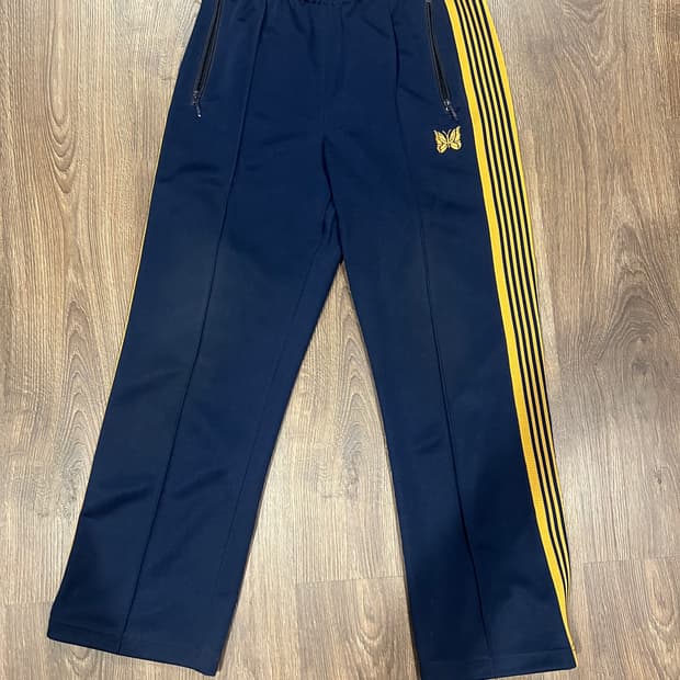 니들스 트랙팬츠 스트레이트 네이비/노랑
S