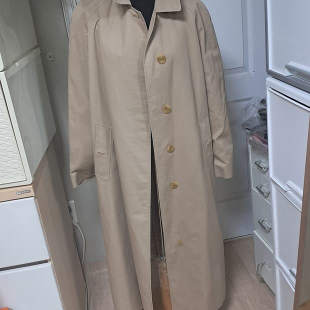 버버리 런던 정품 빈티지 트렌치 코트 12 LONG(약 66~날씬77