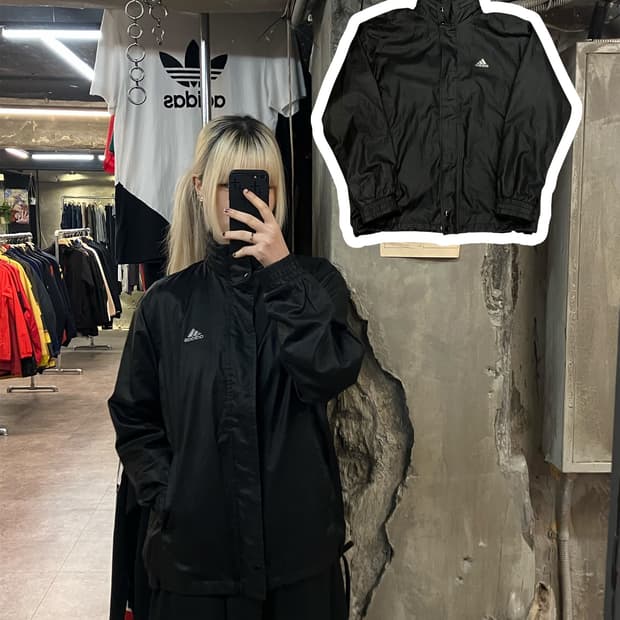 아디다스 바람막이 블랙 100 #csz2104