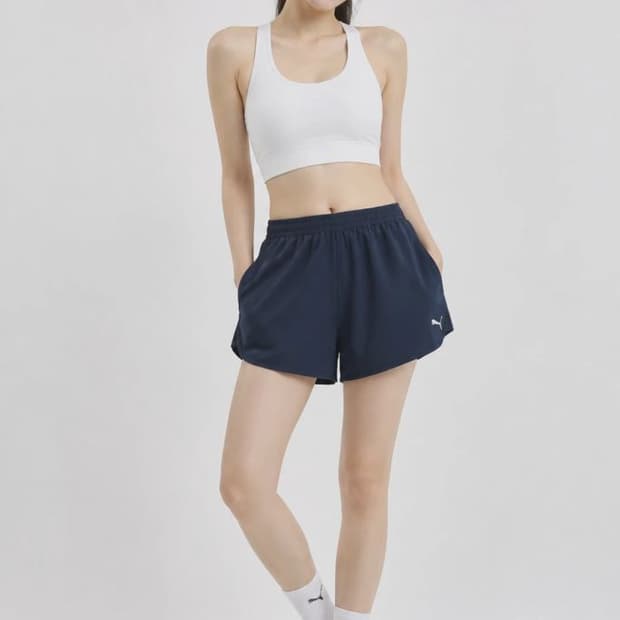 푸마 네이비 여자 28-30인치 반바지 O0681