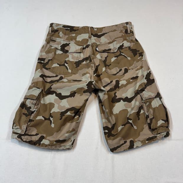 34inch) 리바이스 데저트 카모 카고 팬츠 면바지 반바지