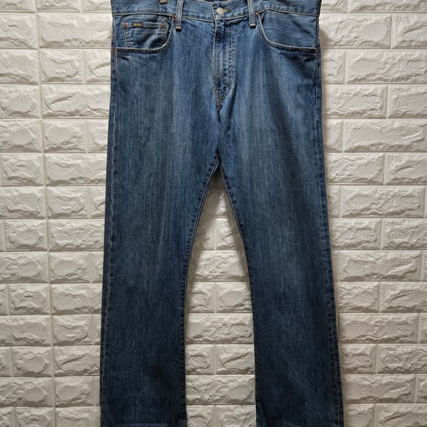 폴로 랄프로렌 햄튼 릴랙스드 스트레이트 데님팬츠 청바지 36