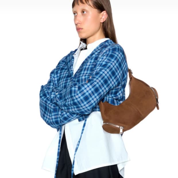 오소이 osoi 카고 호보백 cargo hobo 누벅 브라운