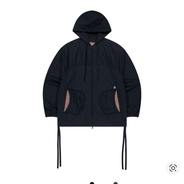 코이세이오 체크 링클스 윈드 브레이커 네이비