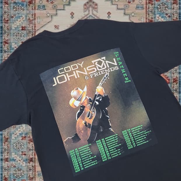 Cody Johnson & Friends 2025 투어 티셔츠 L