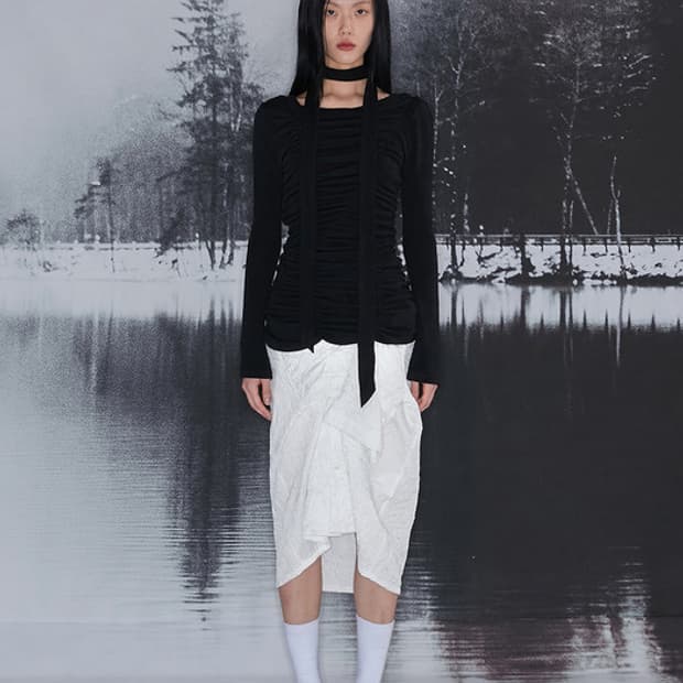 나체) 셔링 롱슬리브 니트티