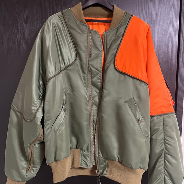 캐피탈 KAPITAL MA-1 나일론 샴보머