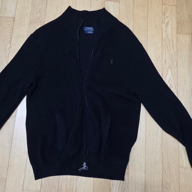 폴로 랄프로렌 투웨이 집업 니트 L