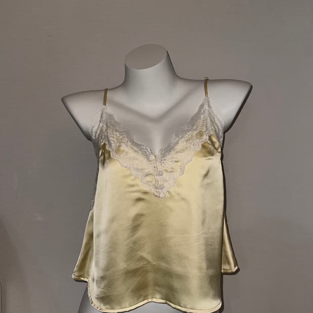 크림레몬 빈티지 레이스 페어리코어 슬리브리스