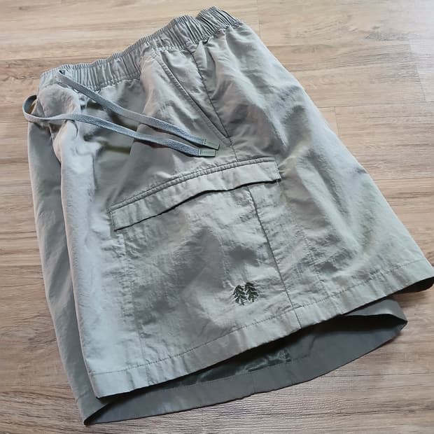 코오롱 세이신 콜라보 나일론 바스락 카고 쇼츠 반바지