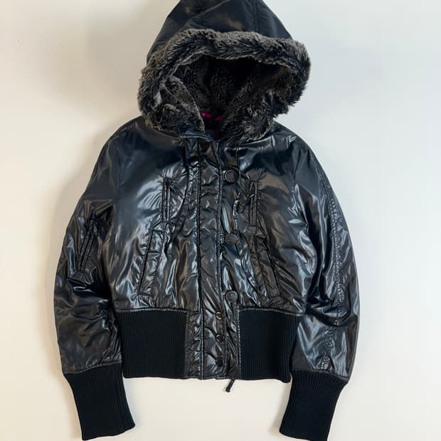 A/X 퍼넬넥 후드 2way 패딩점퍼 m