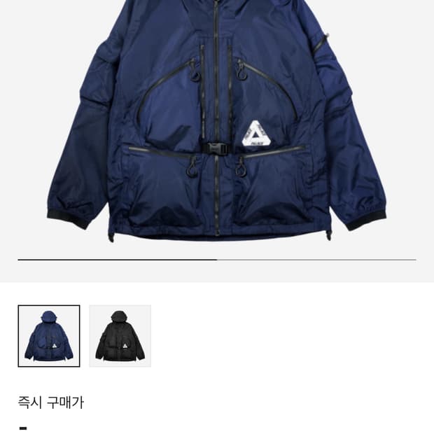 팔라스 20FW 발리스틱 고프코어 자켓 잉크블루 S 팝니다
