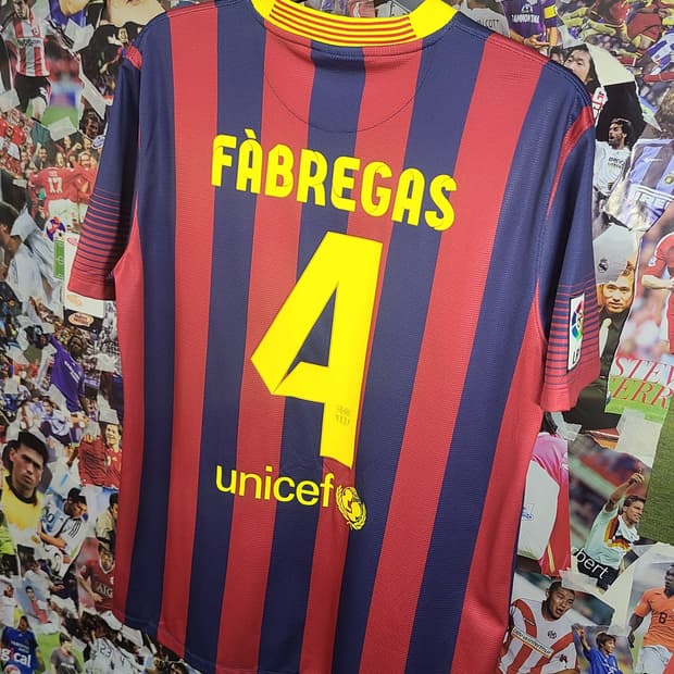 바르셀로나 13-14 시즌 파브레가스 유니폼