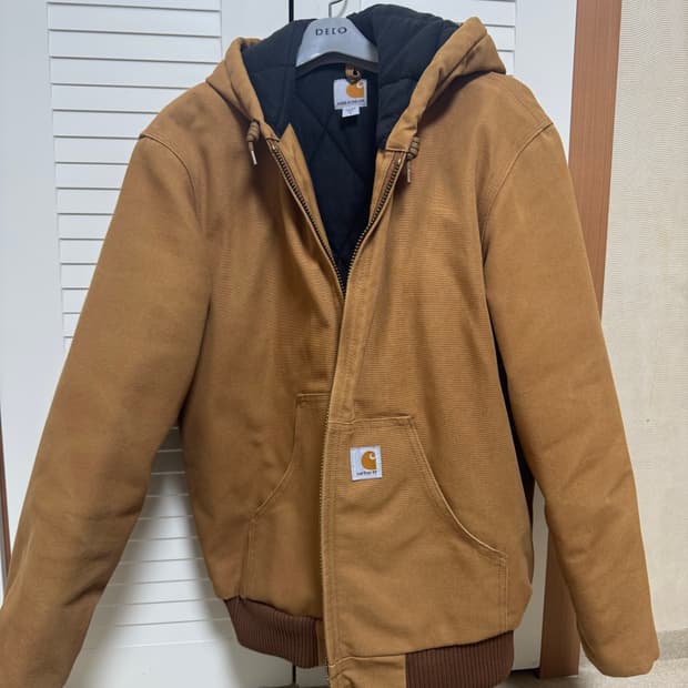 칼하트 덕 에티브 자켓 브라운 s