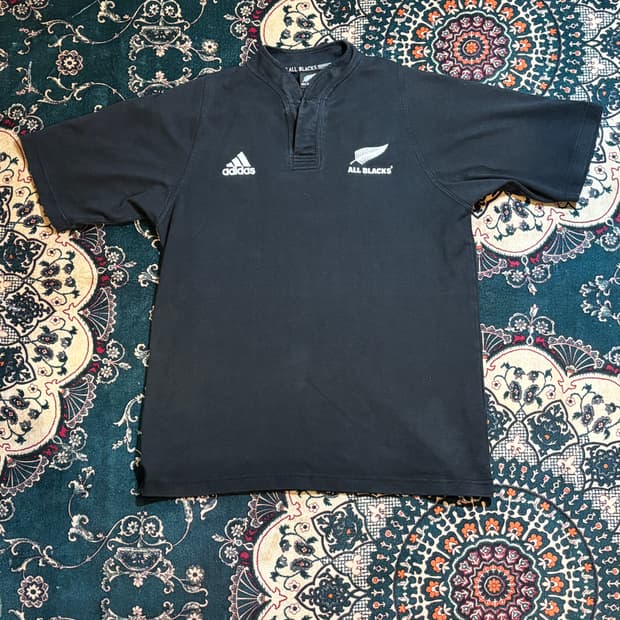 아디다스 ALL BLACKS 럭비팀 카라티 M