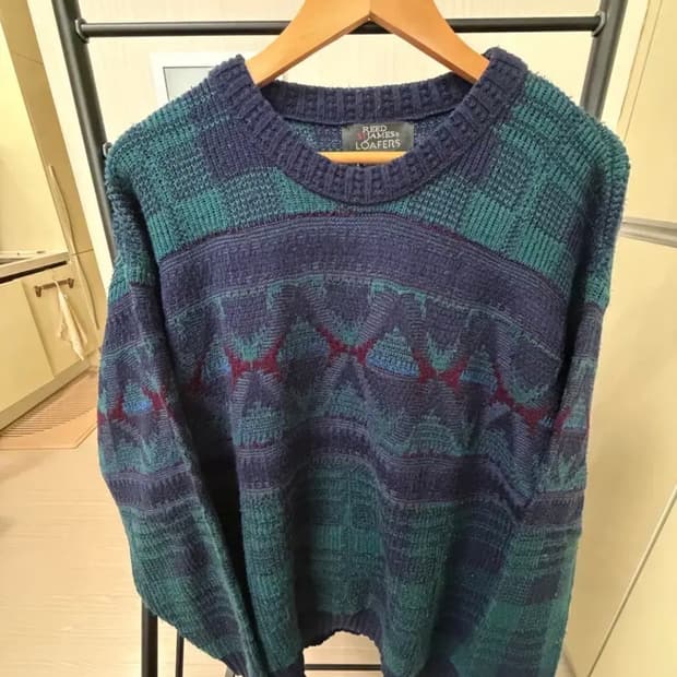 빈티지패턴니트