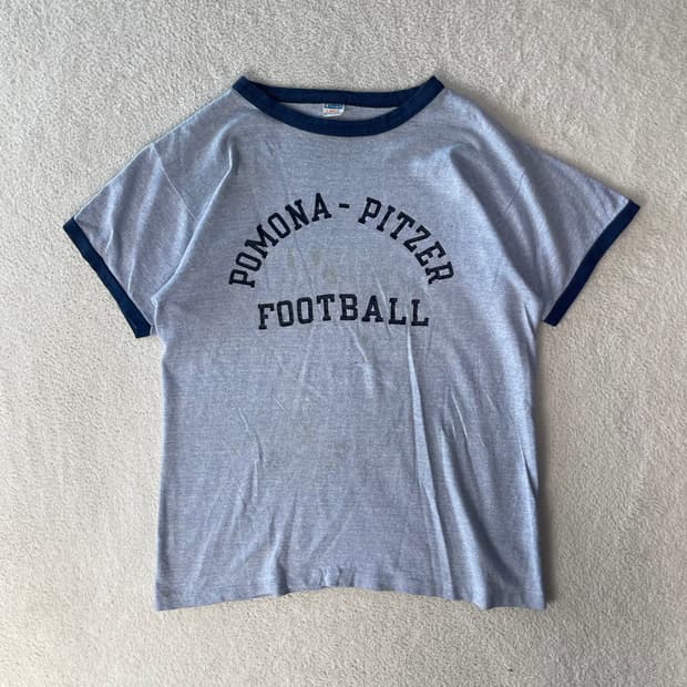 70s 챔피온 트리코 태그 링거 반팔 티셔츠