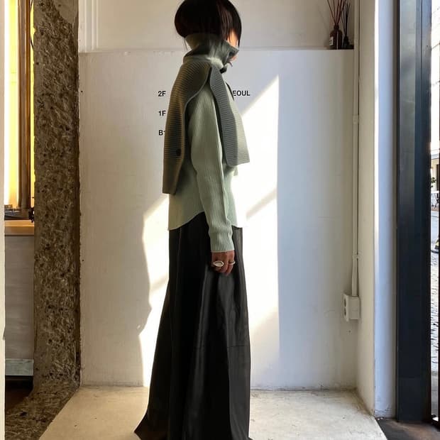 🏷️fumika uchida 후미카우치다 니트베스트