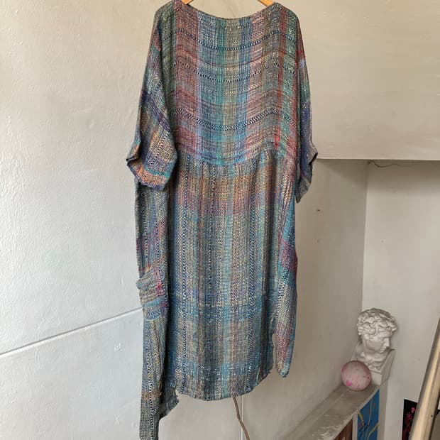 에스닉 린넨 언발란스 원피스