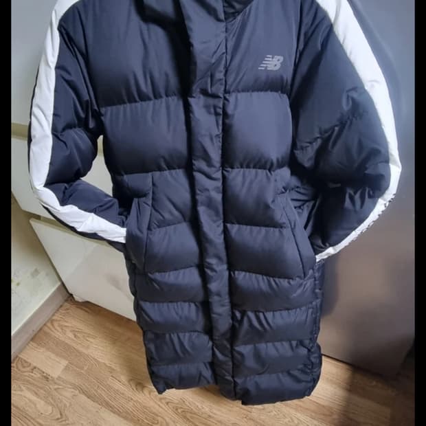 뉴발 블랙 롱패딩