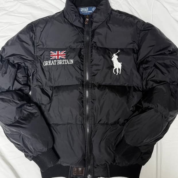 폴로 브리튼 블랙패딩